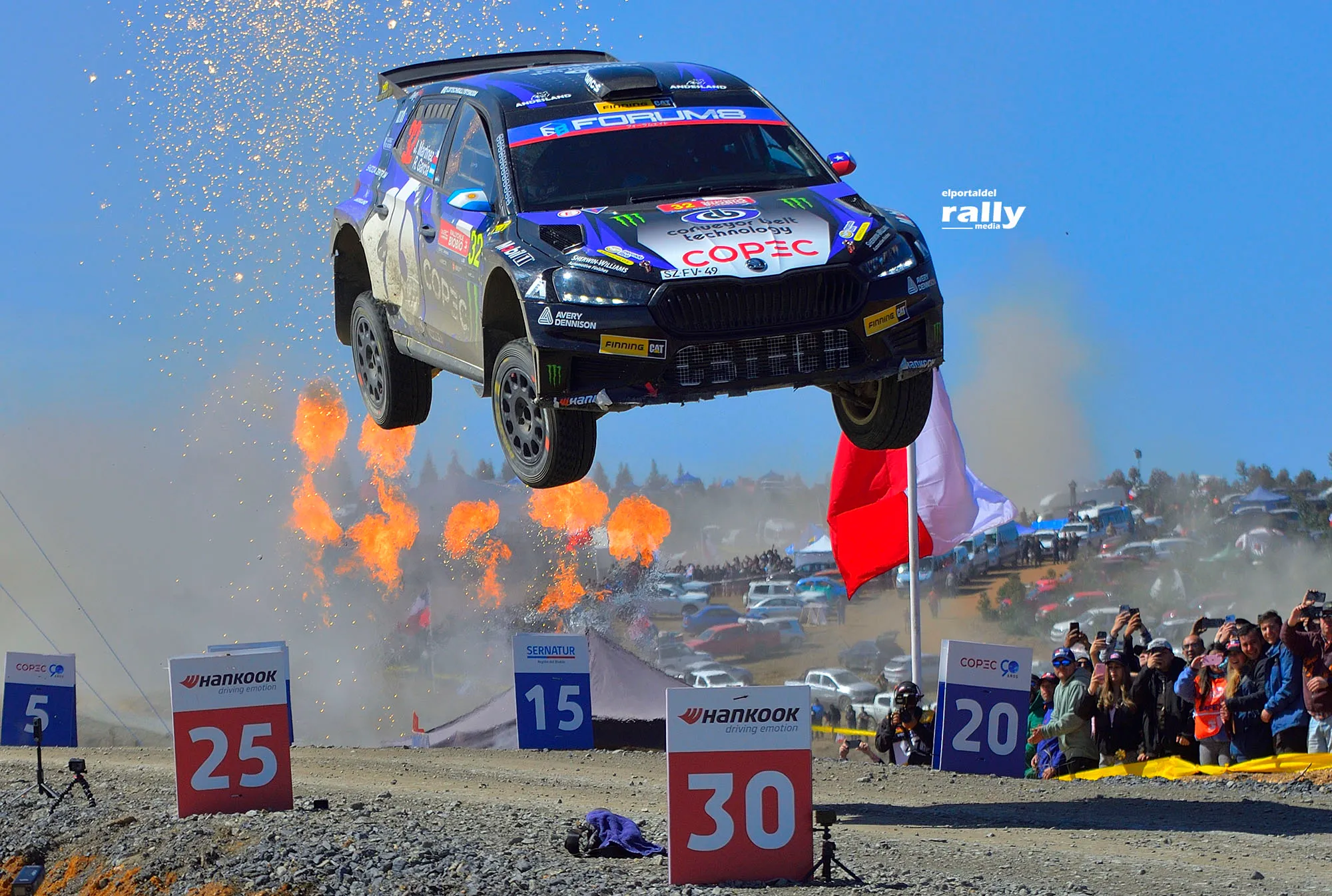 wrc chile 2026 nuevos tramos recorridos